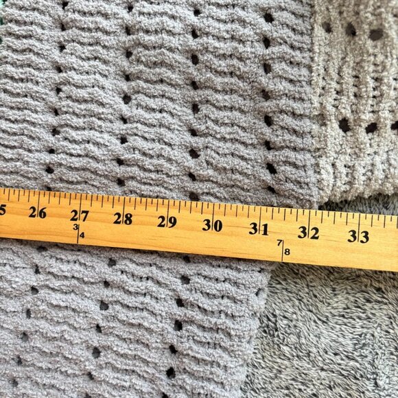 Pol Color Pop Womens Chunky Knit Striped Sweater Chenille Oversized Large 19231 - Picture 5 of 11